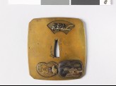 Tsuba with plants, animals, and figures (EAX.10955)