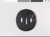 Tsuba depicting two of the Seven Sages of the Bamboo Grove