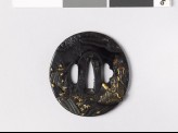 Tsuba with two sennin, or Taoist hermits (EAX.10976)