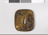 Tsuba depicting Raiden, the god of thunder