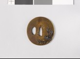 Tsuba with tiger lily (EAX.11004)