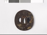 Tsuba with horses in a landscape (EAX.11013)