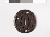 Tsuba with sago palms (EAX.11020)