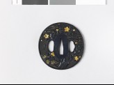Tsuba with cherry tree and clouds (EAX.11041)