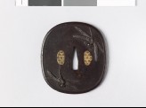 Tsuba with dragonflies