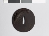 Tsuba with swimming carp