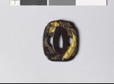 Tsuba with soy bean (EAX.11085)