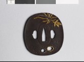 Tsuba with maple leaves (EAX.11100)