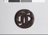 Tsuba in the form of two carp