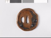 Tsuba with cockleshells and waterweed (EAX.11129)