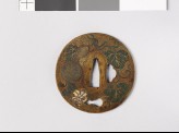 Tsuba with double-gourd plants (EAX.11154)