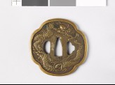 Tsuba with dragon