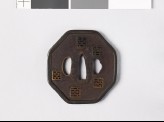 Octagonal tsuba with square piercings (EAX.11200)