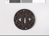 Round tsuba with L-shapes (EAX.11212)