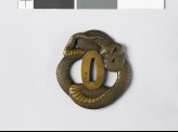 Tsuba in the form of a coiled snake (EAX.11221)