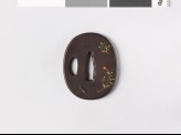 Tsuba with cherry blossoms