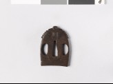 Tsuba in the form of a Buddhist temple bell