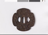 Mokkō-shaped tsuba with pine tree (EAX.11259)