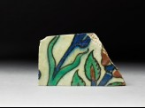 Tile fragment with stems and leaves