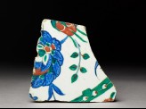 Tile fragment with peony