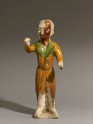 Earthenware figure of a groom