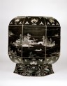 Octagonal box with landscape (EAX.3992)