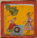 A lady and prince at a well, illustrating the musical mode Raga Kumbha (LI118.114)