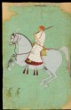 Maharaja Dhiraj Singh riding