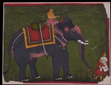 Maharao Bhao Singh riding an elephant (LI118.57)