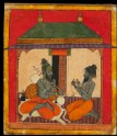 Ascetics making music, illustrating the musical mode Kedara Raga (LI118.87)