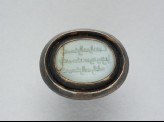 Oval signet with kufic inscription (LI897.8)
