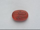 Oval bezel seal with nasta‘liq inscription and floral decoration (LI1008.127)