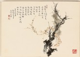 Tree branches and calligraphy