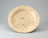 White ware dish with quatrefoil rim