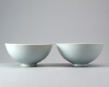 White ware bowl with wild geese