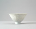 White ware bowl with three boys among foliage (LI1301.134)