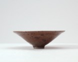 Ding type black ware bowl with russet iron glazes