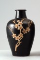 Black ware vase with plum blossom decoration (LI1301.207.1)