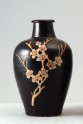 Black ware vase with plum blossom decoration