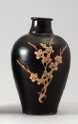 Black ware vase with plum blossom decoration (LI1301.207.2)