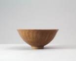 Greenware bowl with lotus petals