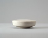 White ware circular box and lid