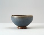 Cup with blue glaze