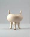Dehua type white ware tripod incense burner with key-fret decoration (LI1301.265)