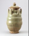 Greenware funerary jar with five spouts