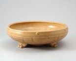 Greenware narcissus bowl with the Eight Trigrams and taotie mask feet (LI1301.320)