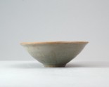 Greenware bowl with lotus petal decoration (LI1301.329)