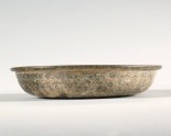 Basin with green glaze