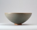 Bowl with blue glaze