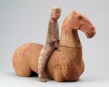 Figure of a horse and rider